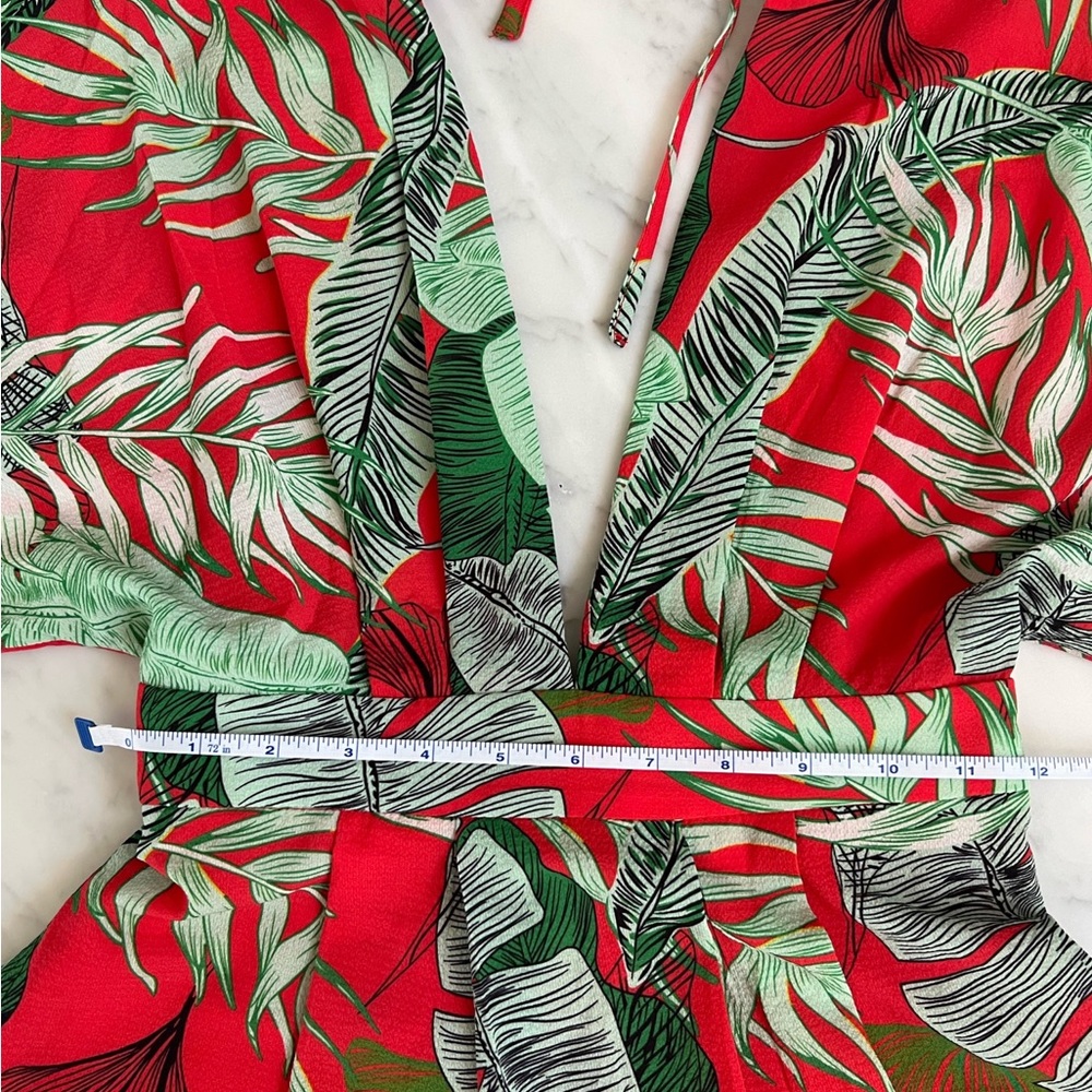 Tropical V-Neck Dress - Picture 3 of 5